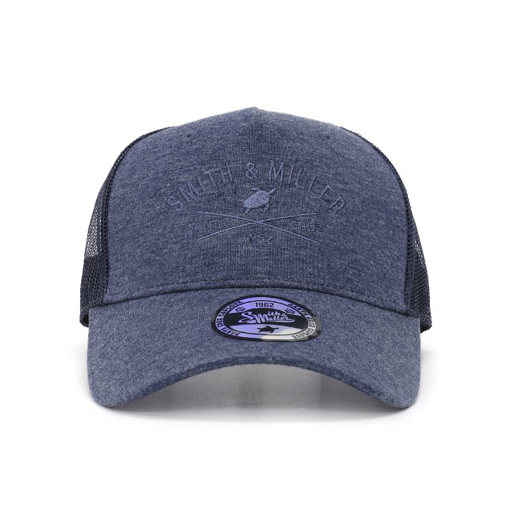 Smith & Miller Pico Rivera Unisex Trucker Cap, heather navy Wochenangebot