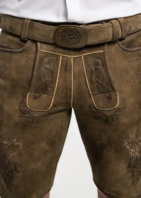 Spieth&Wensky Lederhose "FCB - Enor"Artikelnummer SW-430470-1487-6612 Black Friday
