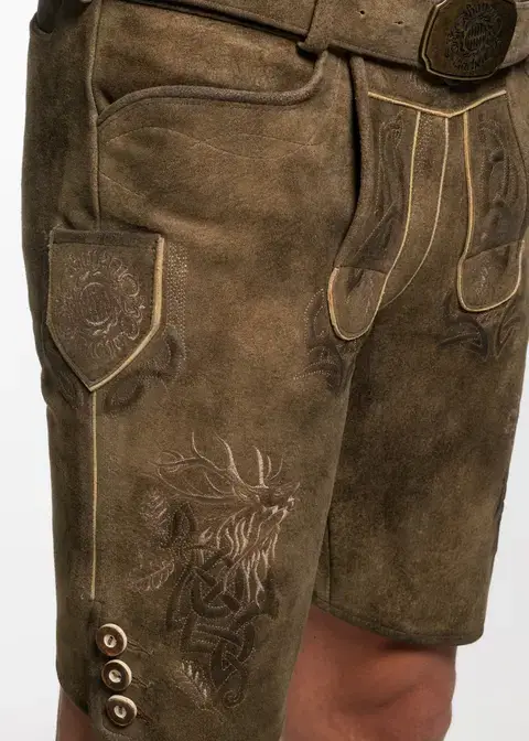 Spieth&Wensky Lederhose "FCB - Enor"Artikelnummer SW-430470-1487-6612 Black Friday
