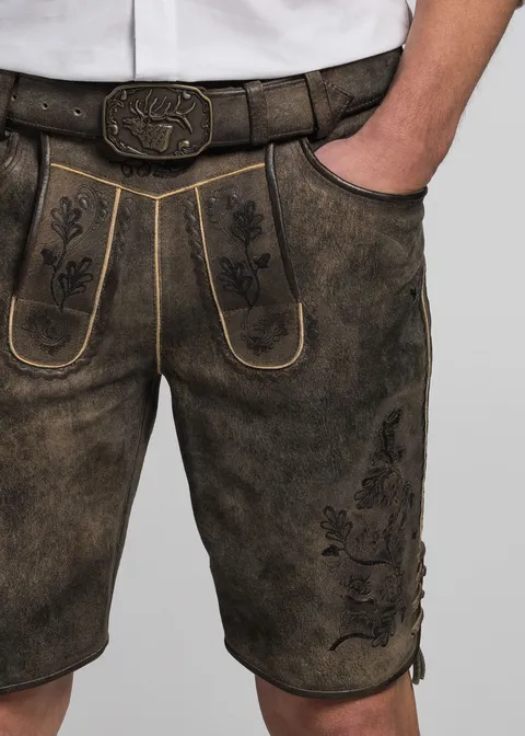 Spieth&Wensky Lederhose "Archibald" 45cmArtikelnummer SW-400760-1600-6481 Vatertagsangebot