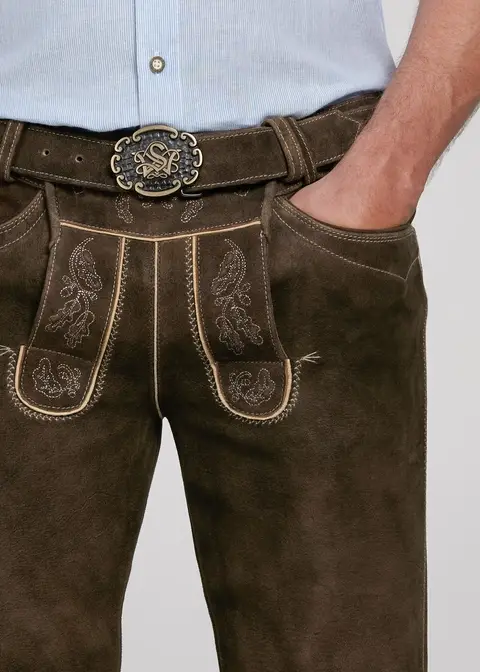 Spieth&Wensky Lederhose "Ottfried" 64cmArtikelnummer SW-330872-0648-4586 Fabrik Onlineshop