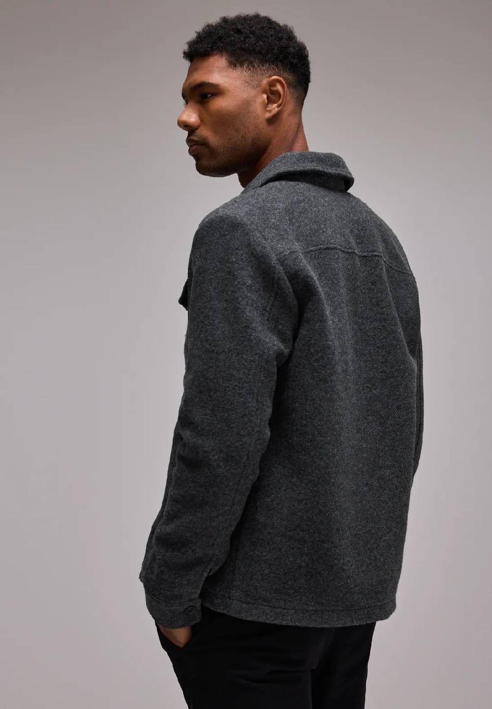 Street One Overshirt in Woll-Optik Osterangebot