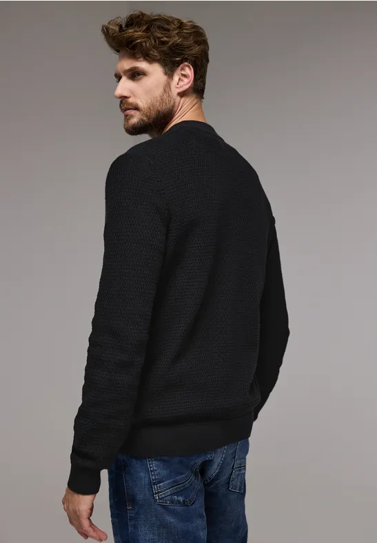 Street One Strukturjacke mit Zipper Große Rabatte