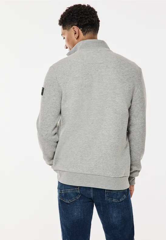 Street One Sweatjacke mit Materialmix VIP-Rabatte