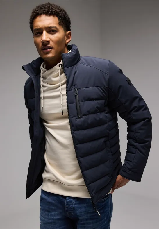 Street One Steppjacke im Biker-Look 50% Rabatt mit kostenlosem Versand