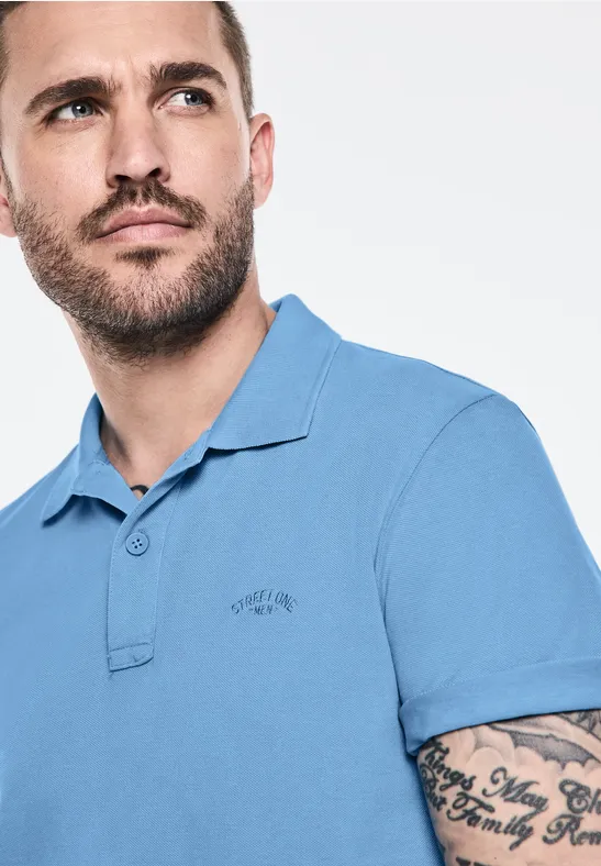 Street One Gewaschenes Poloshirt Hotsell