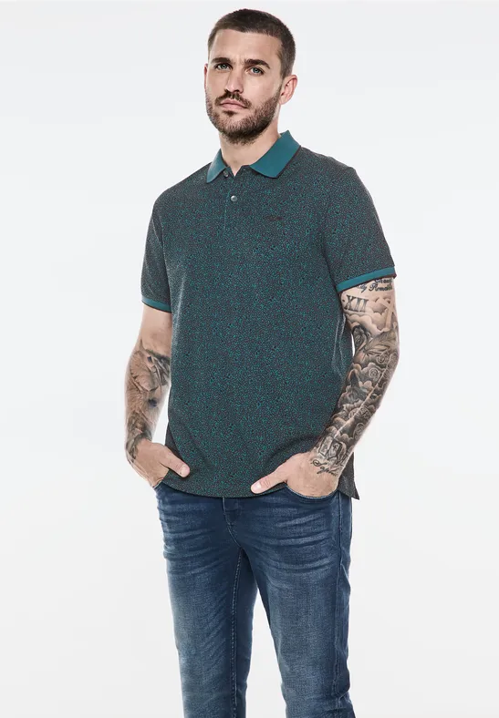 Street One Piquée Poloshirt mit Print Fabrik Onlineshop