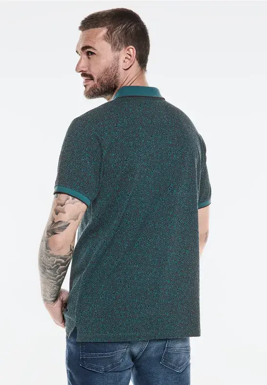 Street One Piquée Poloshirt mit Print Fabrik Onlineshop