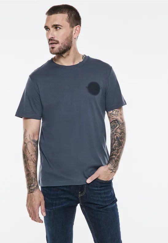 Street One T-Shirt mit Chestprint Rabatt