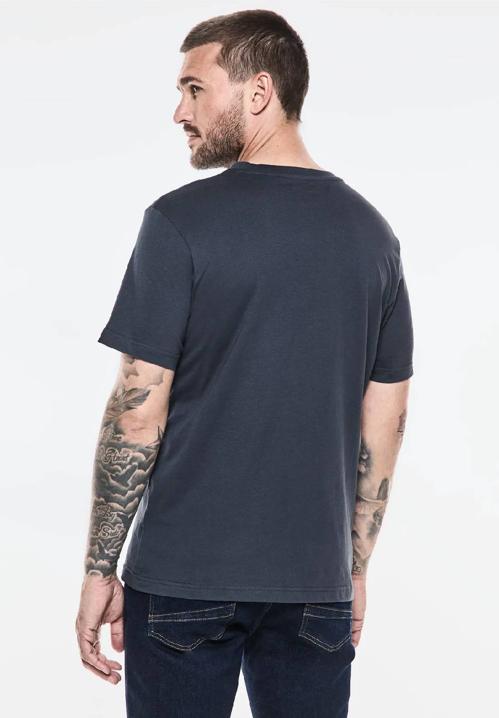 Street One T-Shirt mit Chestprint Begrenztes Angebot