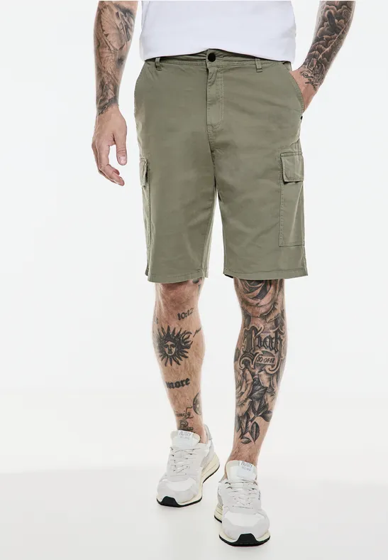 Street One Stretch Twill Cargo Shorts Black Friday