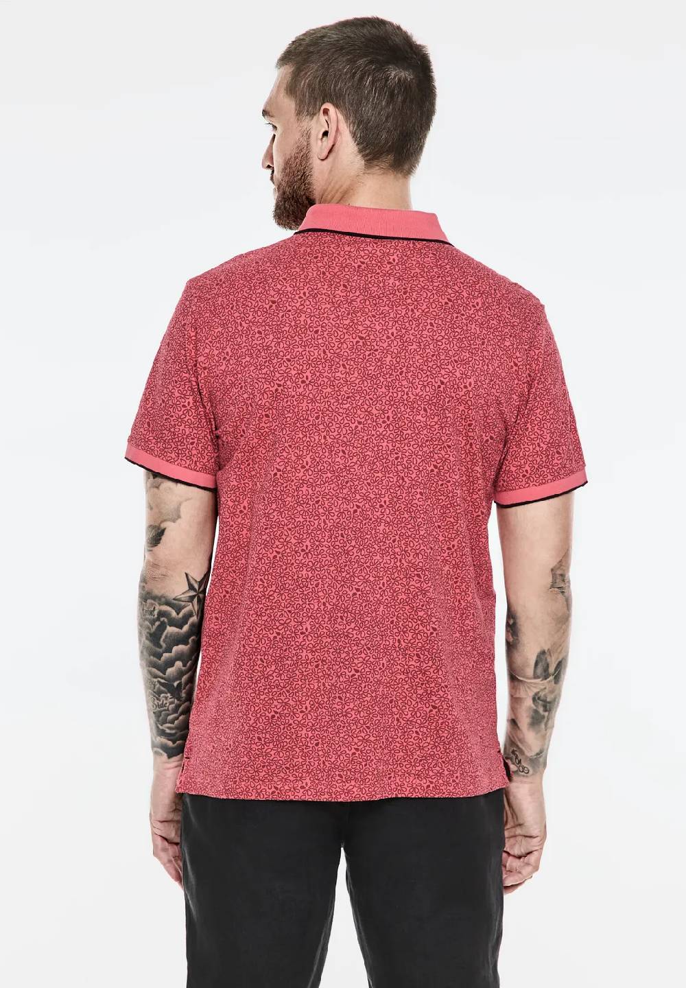 Street One Piquée Poloshirt mit Print Osterangebot