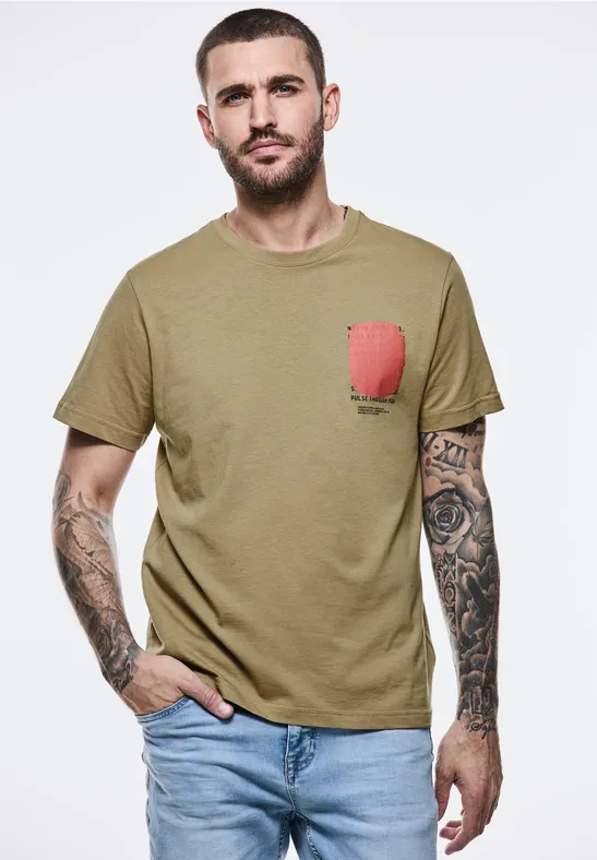 Street One T-Shirt mit Brustprint Jubiläumsangebot