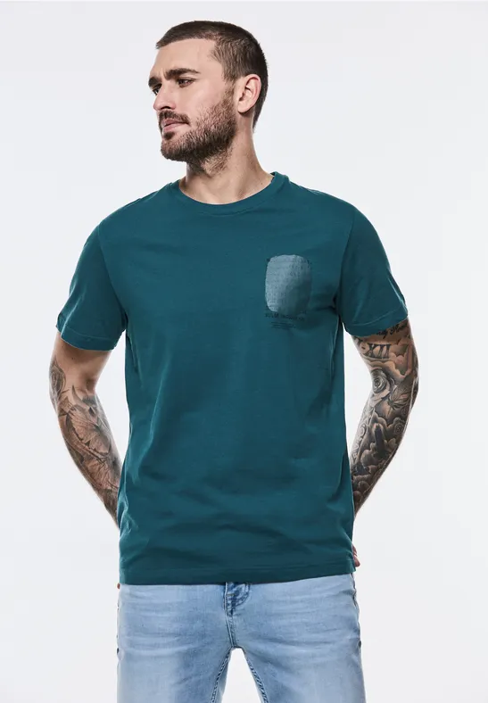 Street One T-Shirt mit Brustprint Top Angebot