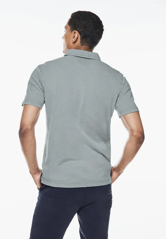 Street One Garmend Dye Slub Poloshirt Neueste Mode