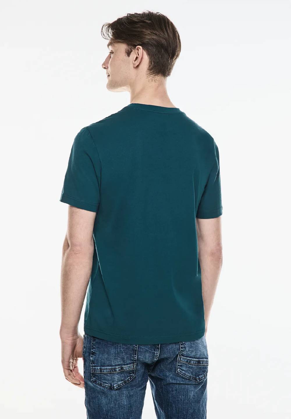 Street One Basic T-Shirt in Unifarbe Exklusive Angebote