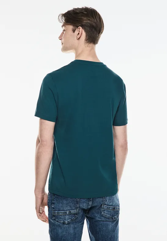 Street One Basic T-Shirt in Unifarbe Exklusive Angebote