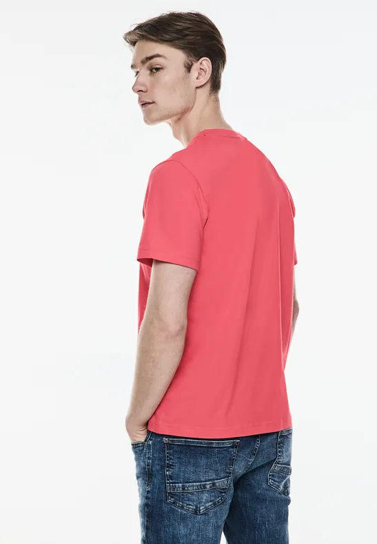 Street One Basic T-Shirt in Unifarbe Große Rabatte