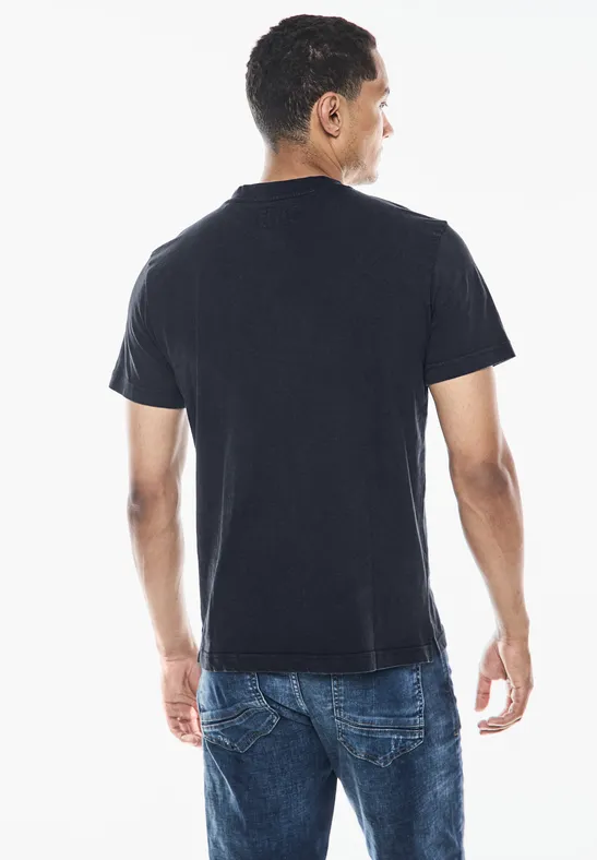 Street One Garment dye Henley Shirt Saisonale Angebote