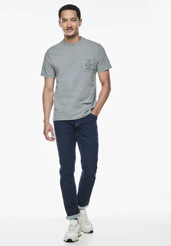 Street One Garmend Dye Slub T-Shirt Räumungsverkauf