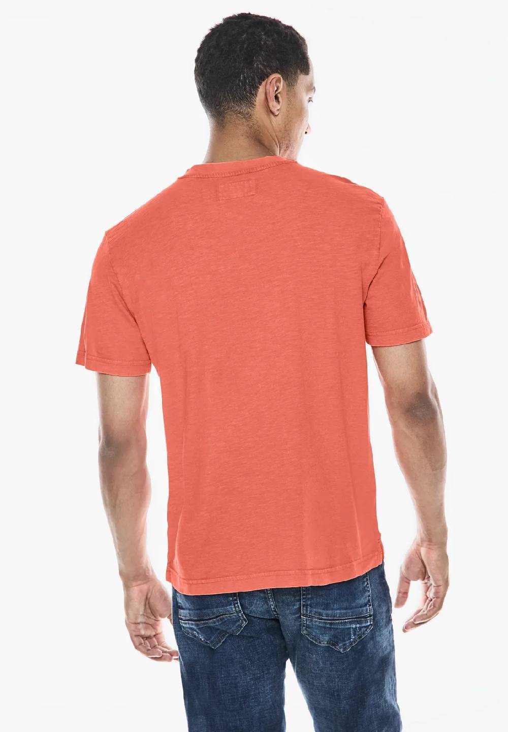 Street One Garment dye Henley Shirt Riesige Ersparnisse