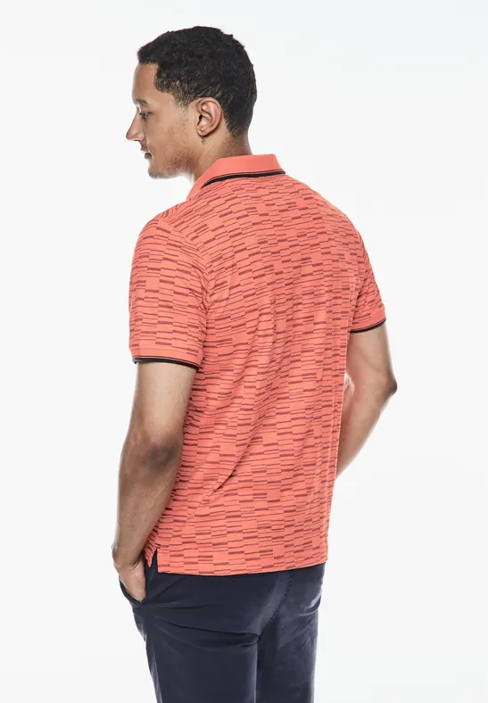 Street One Slub Jersey Poloshirt Tiefpreis