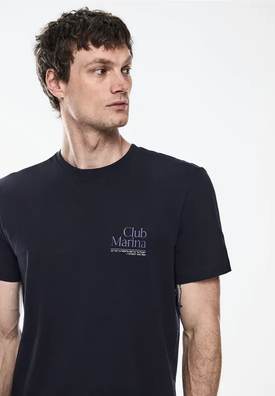 Street One T-Shirt mit Chestprint Begrenzte Freigabe