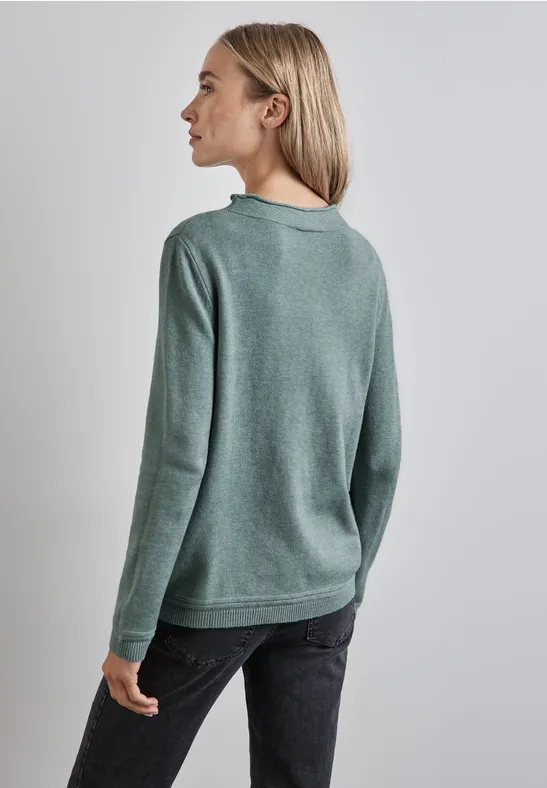 Street One Pullover mit gerolltem Saum JETZT KAUFEN