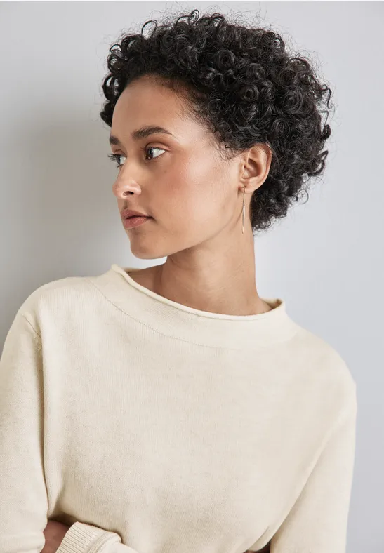 Street One Pullover mit gerolltem Saum Bis zu 50% Rabatt