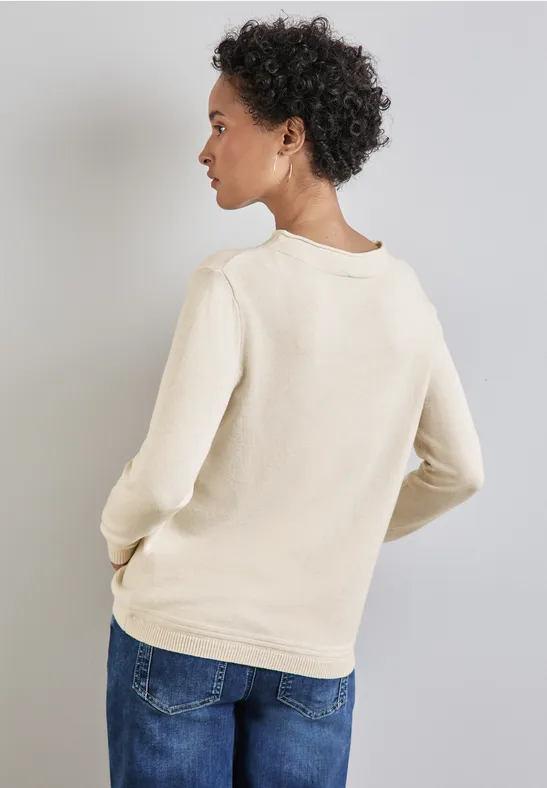 Street One Pullover mit gerolltem Saum Bis zu 50% Rabatt