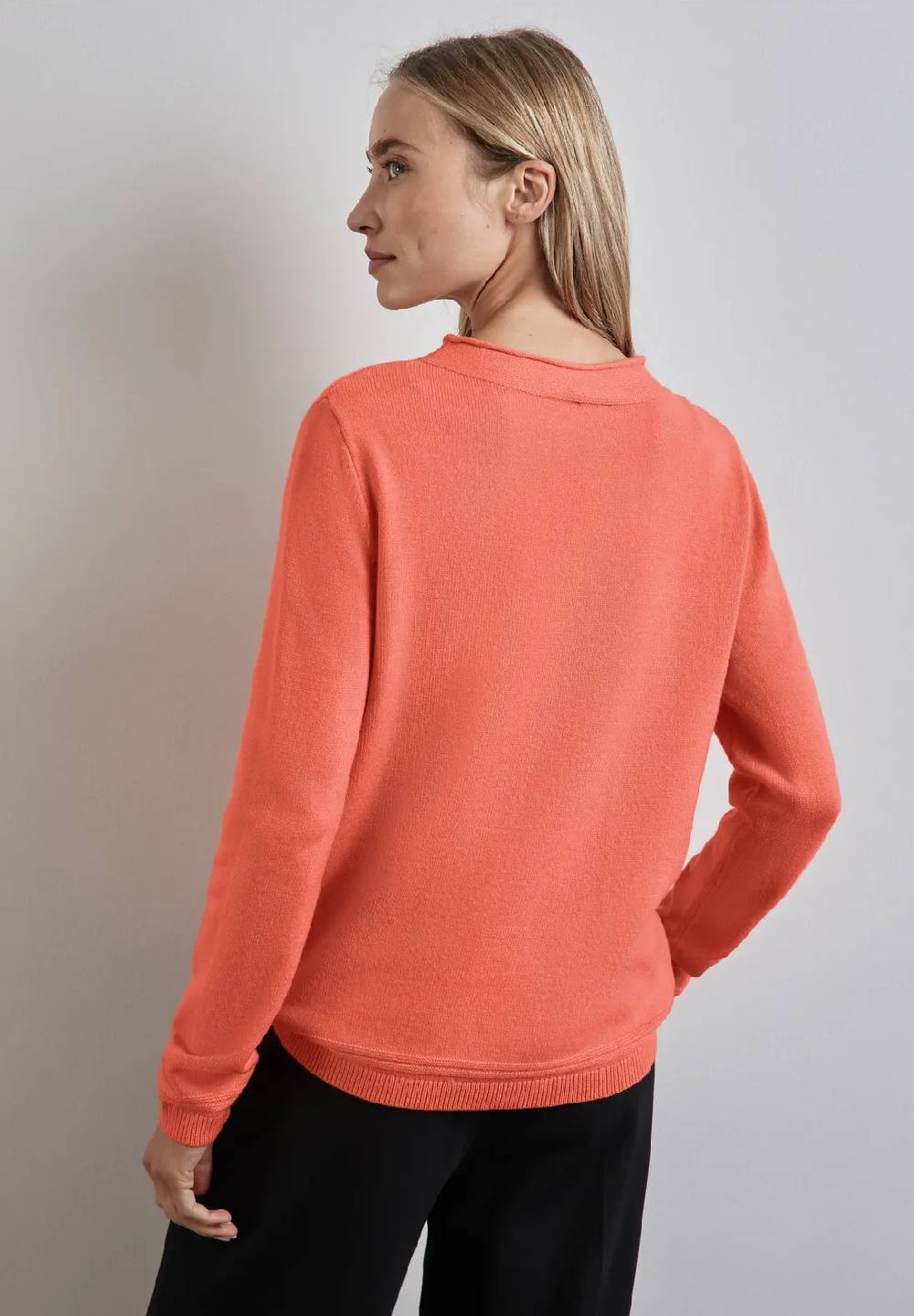 Street One Pullover mit gerolltem Saum Kostenloser Versand international