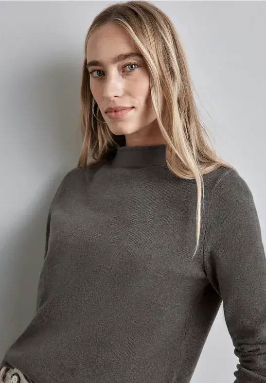 Street One Pullover mit gerolltem Saum Speichern exportieren