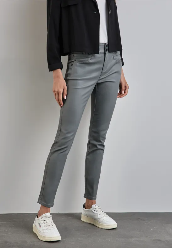 Street One Hose mit Coating - Style YORK Black Friday Preise