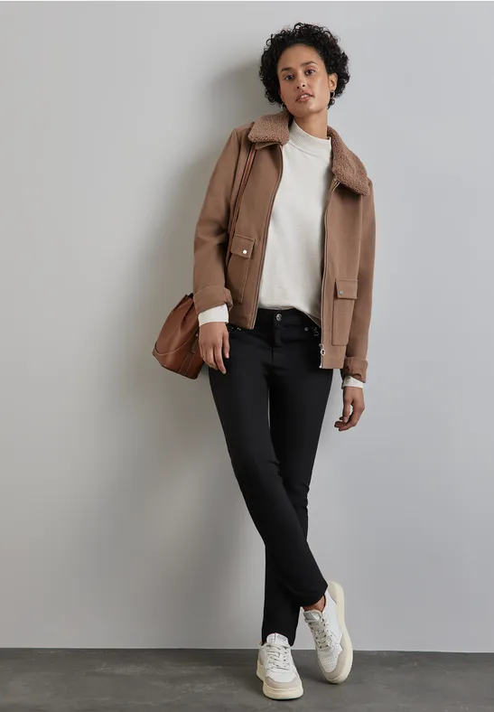Street One Hose mit Zipper Details - Style YORK 50% Rabatt für begrenzte Zeit