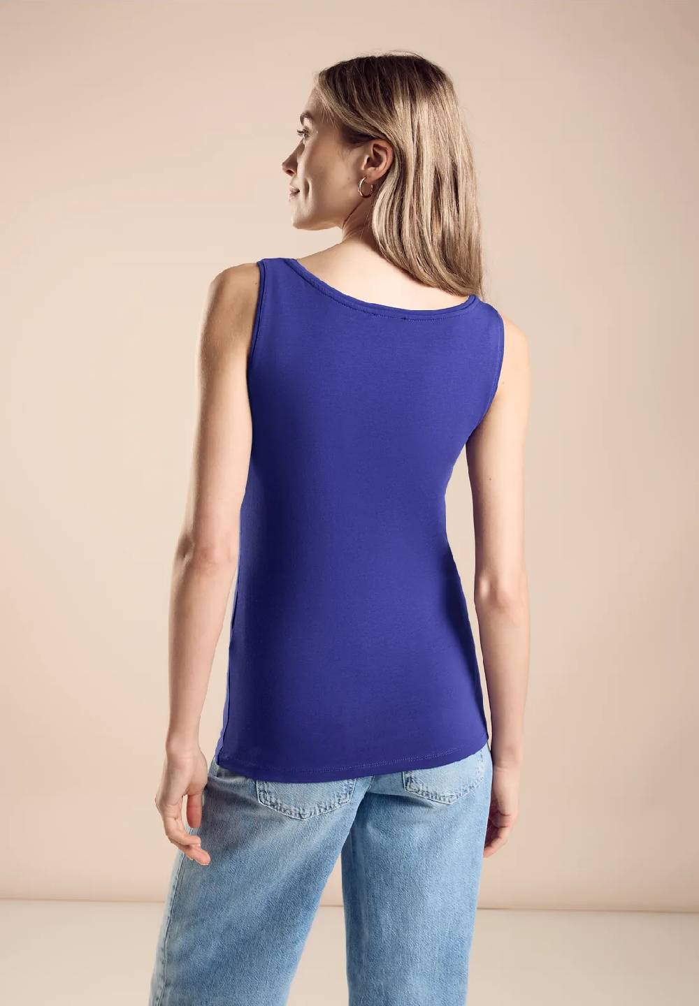 Street One Basic Top in Unifarbe - Style ANNI Rabatte dieses Monats