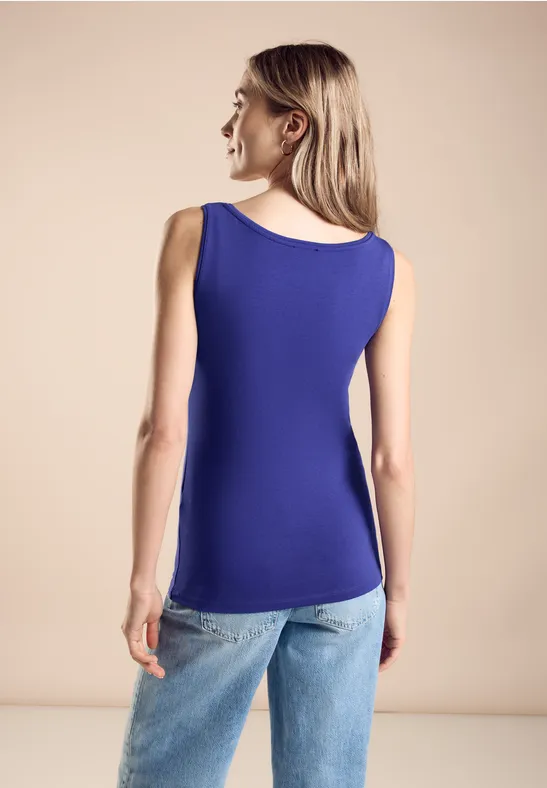 Street One Basic Top in Unifarbe - Style ANNI Rabatte dieses Monats