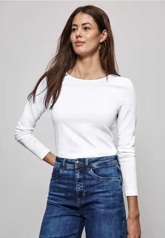 Street One Basic Langarmshirt Outlet