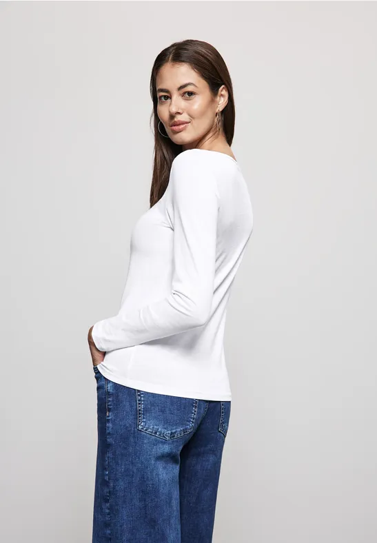 Street One Basic Langarmshirt Outlet