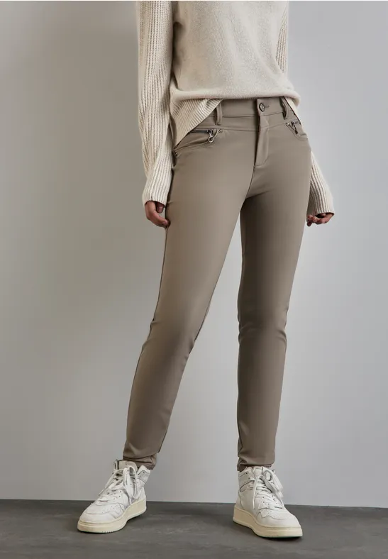 Street One Hose mit Zipper Details - Style YORK Günstiger Verkauf