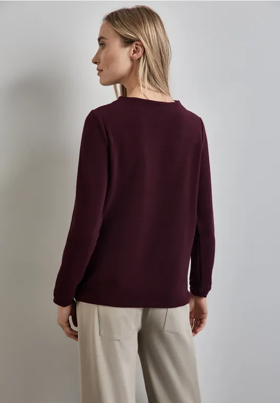 Street One Turtleneck Struktur-Shirt Limitierter Zeitrabatt