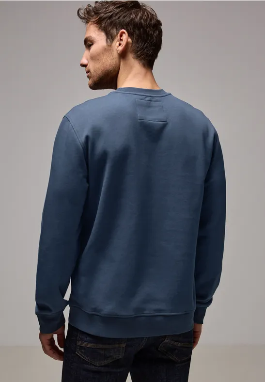 Street One Stretch Crewneck Sweater Begrenztes Angebot