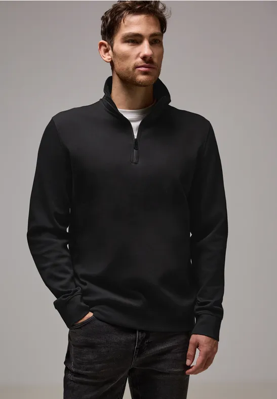 Street One Stretch Halfzip Sweater Cyber Monday