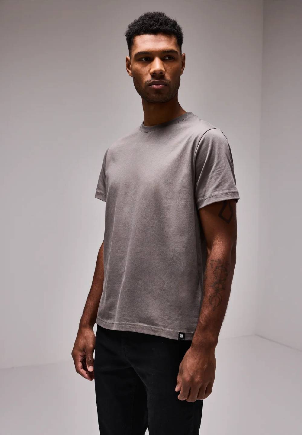 Street One Basic T-Shirt in Unifarbe Zeitlich begrenztes Angebot