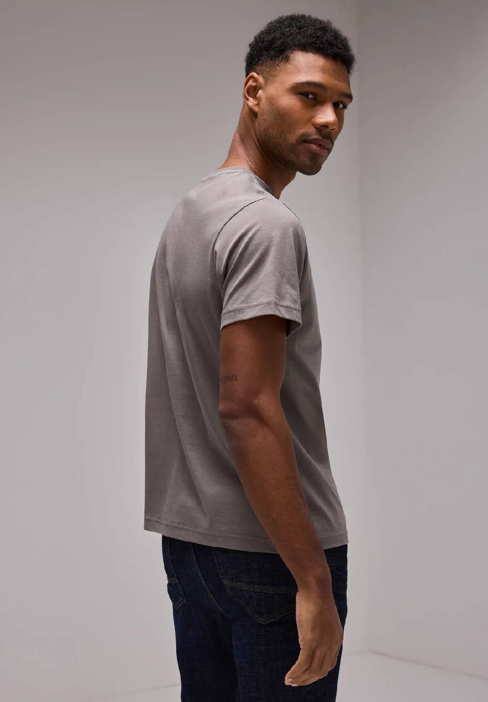 Street One Basic T-Shirt in Unifarbe Zeitlich begrenztes Angebot