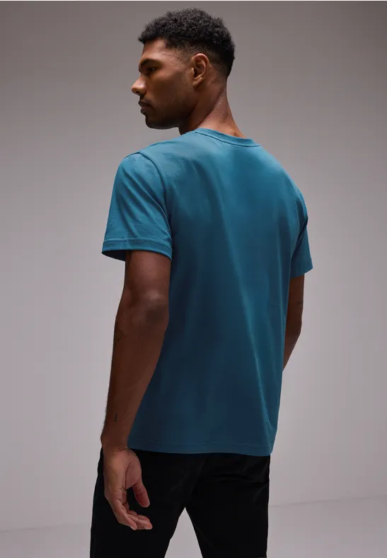 Street One Basic T-Shirt in Unifarbe Exklusive Angebote