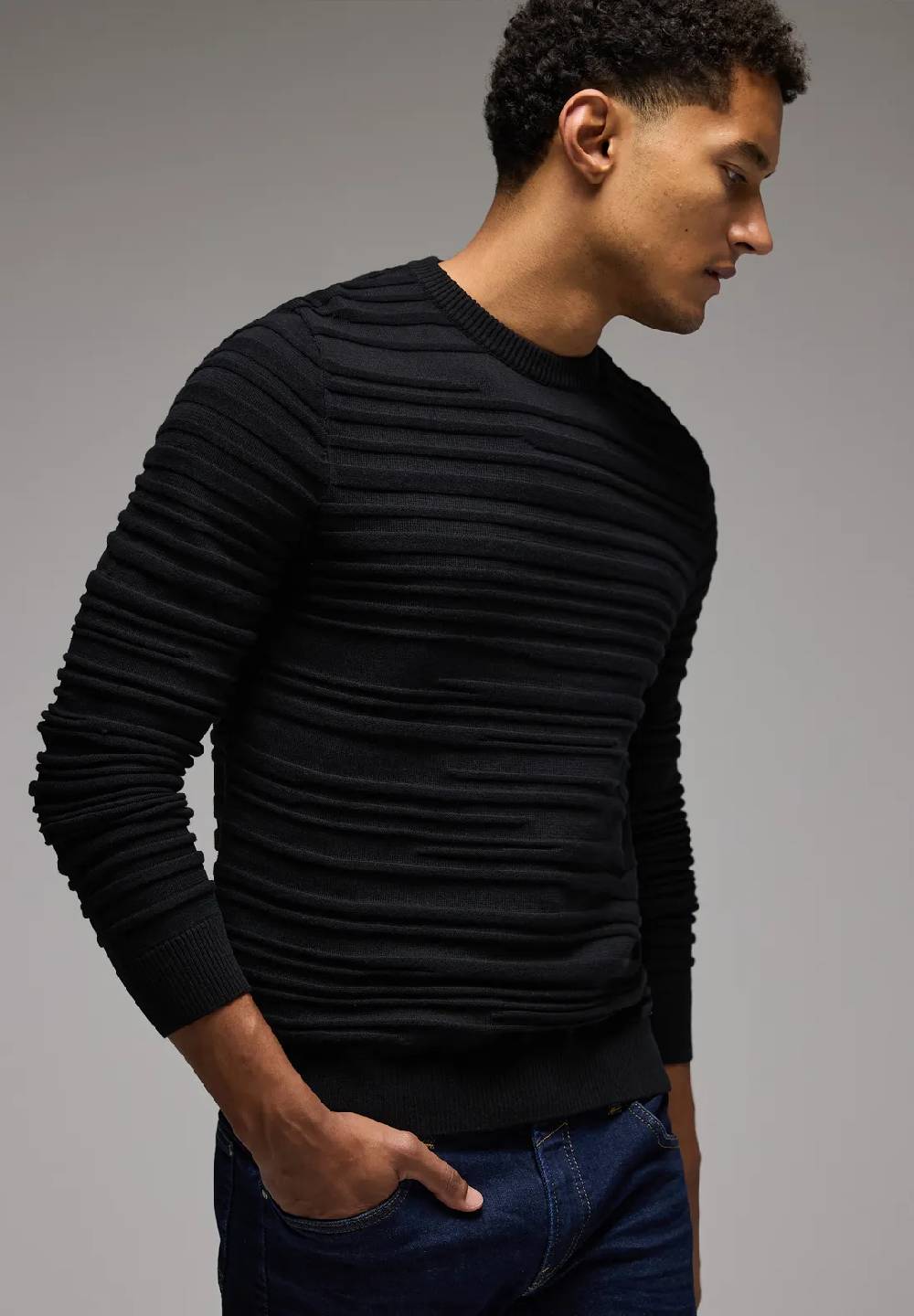 Street One Pullover mit Strukturstreifen Zeitbegrenzte Promotion