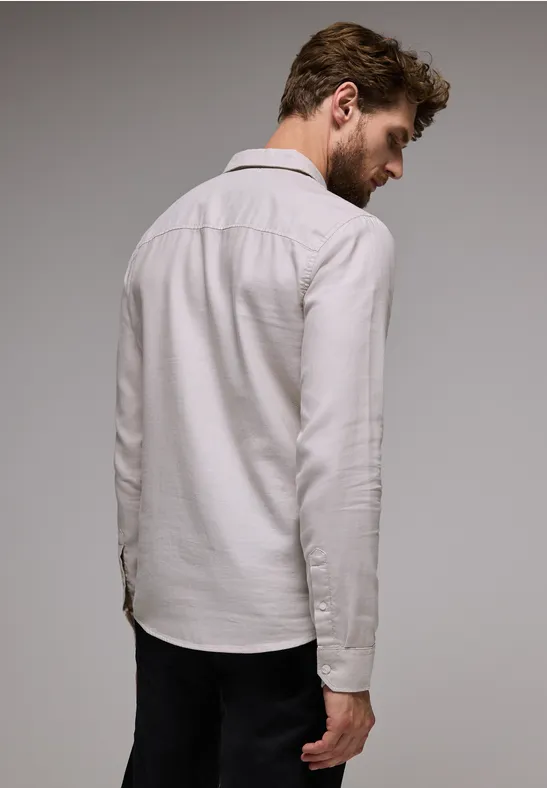 Street One Strukturhemd im Slim Fit Bis zu 60% Rabatt