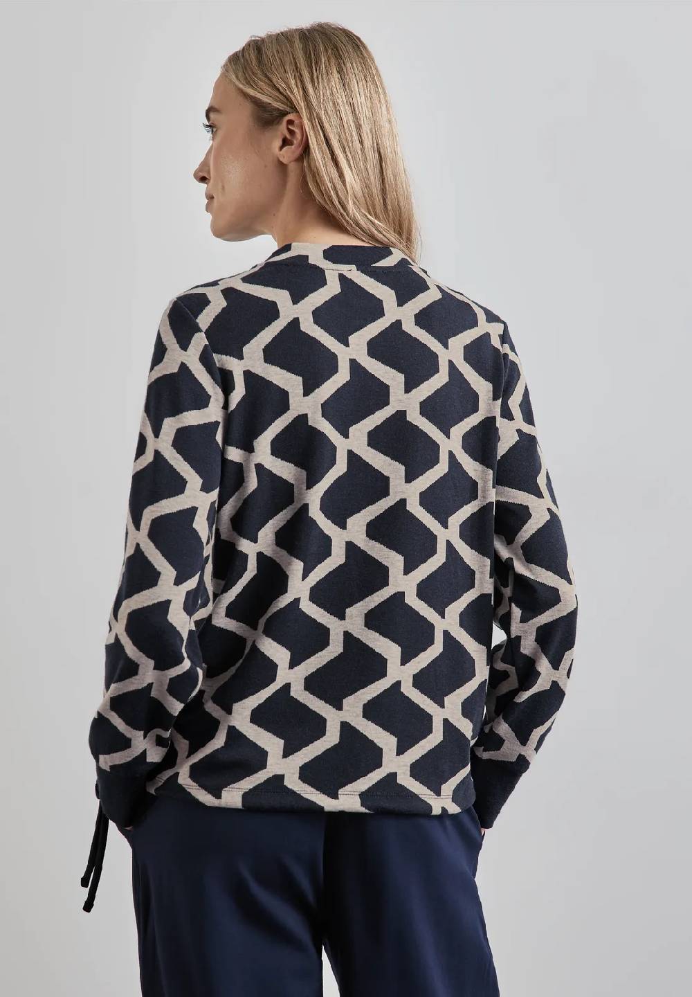 Street One Jaquard Langarmshirt Riesige Rabatte