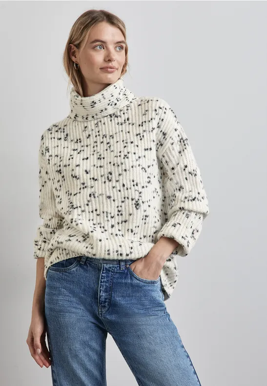Street One Gemusterter Strickpullover Blitzverkäufe