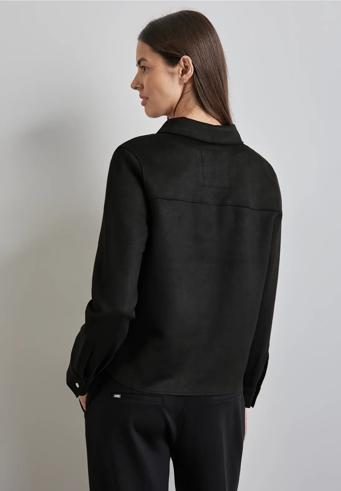 Street One Overshirt im Velours-Look Fabrik Onlineshop